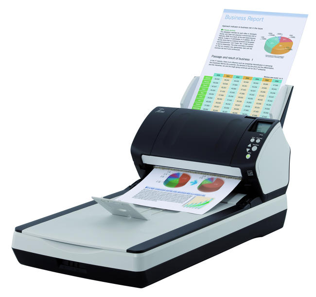 FUJITSU FI-7260 スキャナー ImageScanner ホワイト Fujitsu fi-7260: compact and versatile A4 document scanner